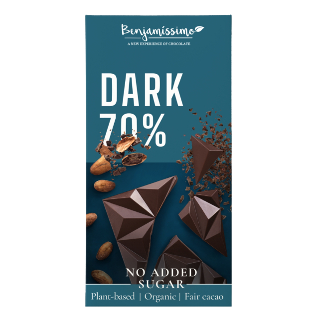 Benjamissimo Choklad Mörk 70% Sockerfri 60g