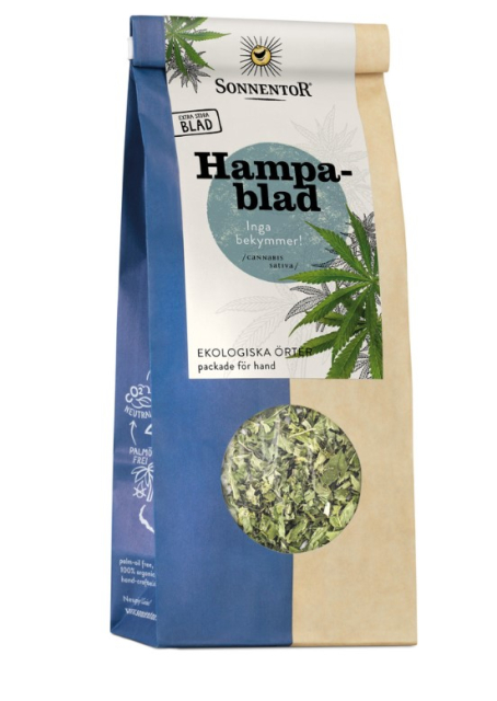 Hampablad te 27g påse EKO 