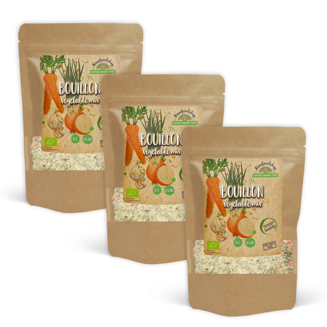 Grönsaksbuljong Socker- & Jästfri EKO 220g x 3 paket