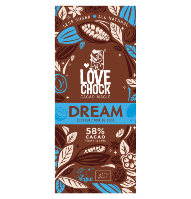 Dream Choklad med Kokos 58% EKO 70g