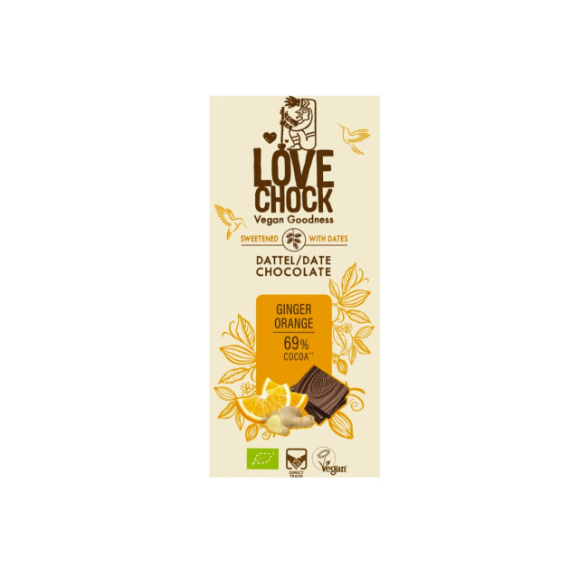 Choklad med Apelsin & Ingefära EKO 70g