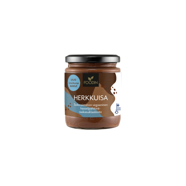 Herkkuisa Choklad & Hasselnötskräm Sockerfri 230g