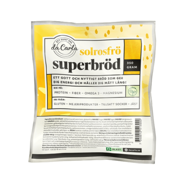 Superbröd Solrosfrö 350g