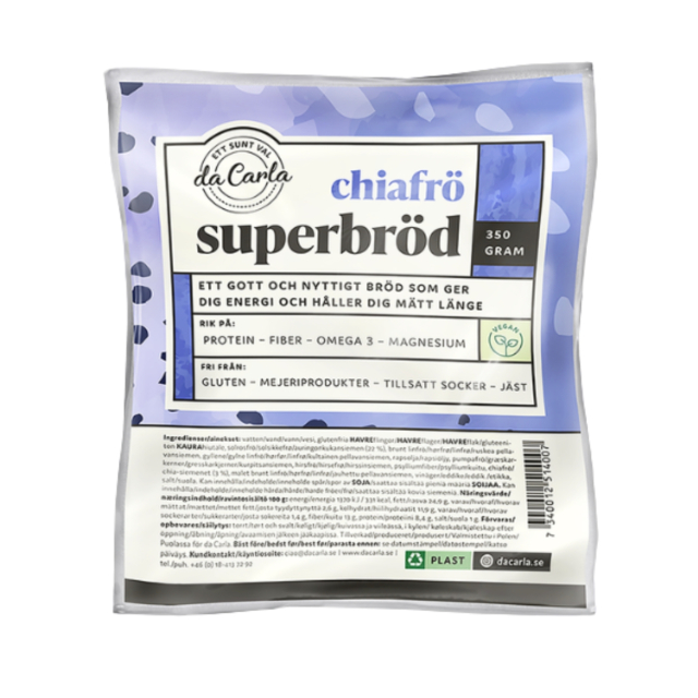 Superbröd Chia 350g