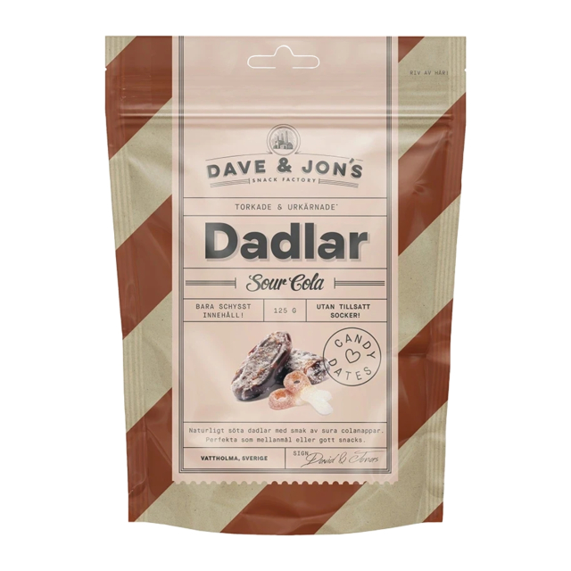 Dadlar Sour Cola 125g