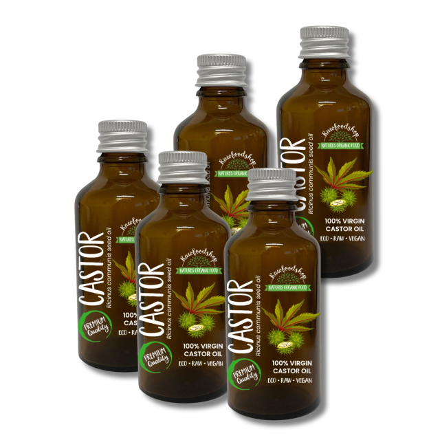 Ricinolja kallpressad EKO 50ml x 5 paket