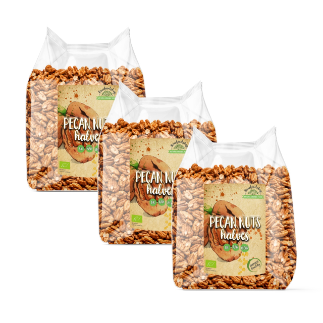 Pekannötter Premium RAW EKO 750g x 3 paket