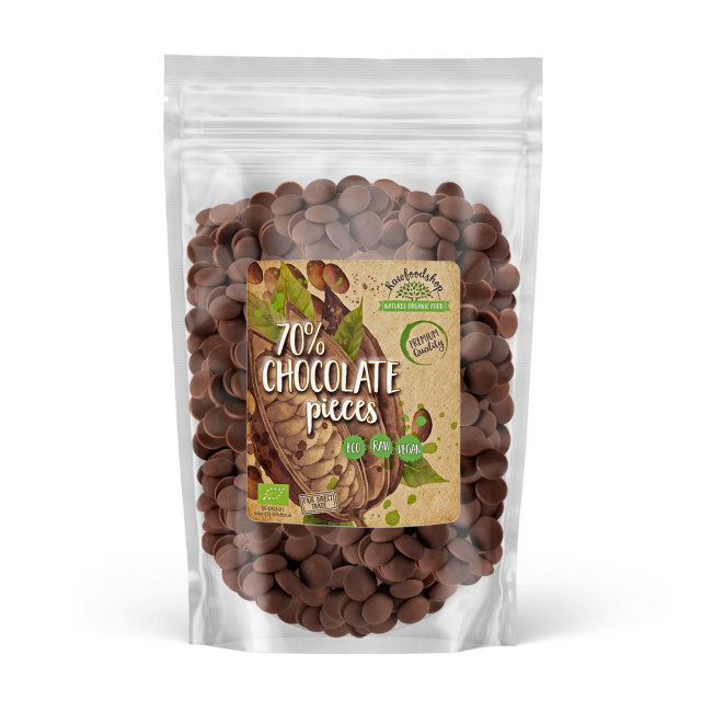 Chokladknappar från Peru 70% EKO 500g