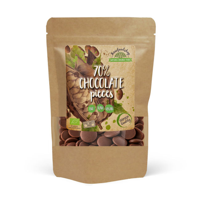 Chokladknappar från Peru 70% EKO 100g
