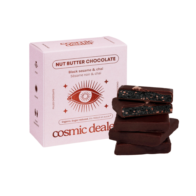 Chokladbox Sesamfrön & Chai EKO 4 x 20g