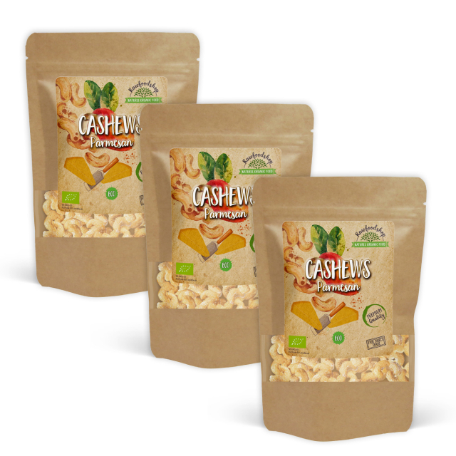 Cashewnötter Parmesan EKO 200g x 3 paket
