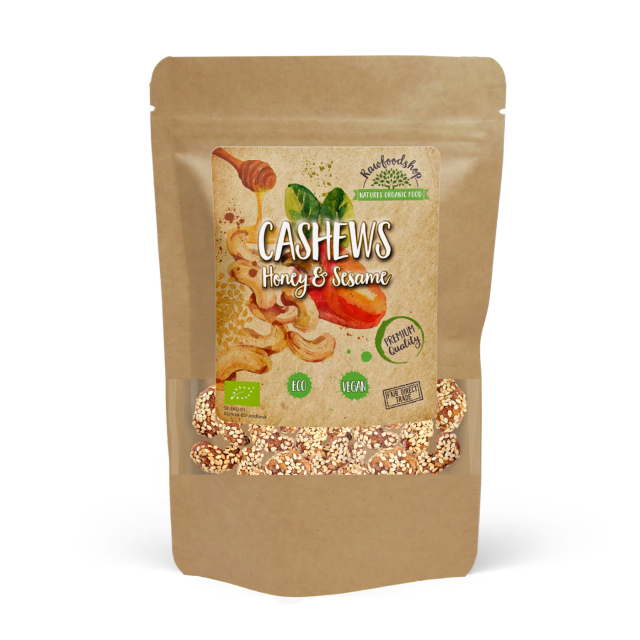 Cashewnötter Honung & Sesam EKO 200g
