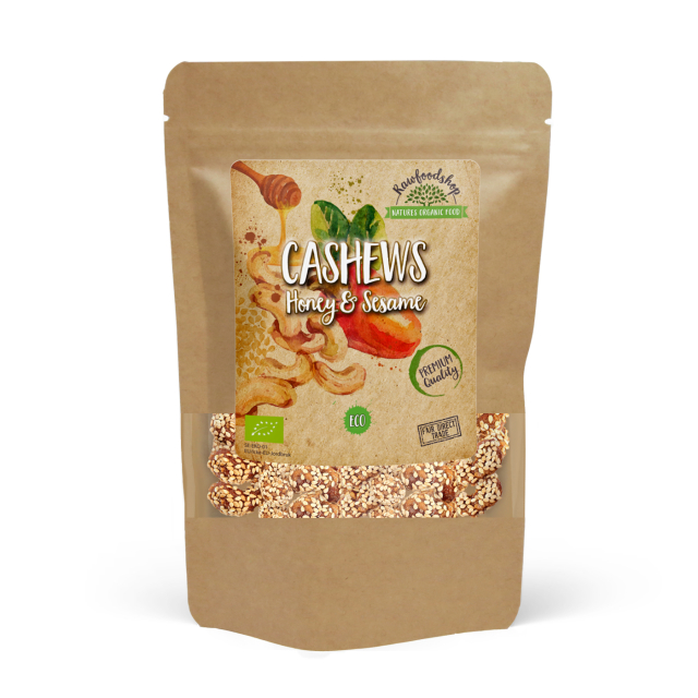 Cashewnötter Honung & Sesam EKO 200g