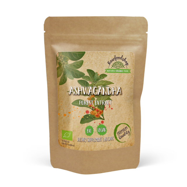 Ashwagandha Extract EKO 500mg 60 Kapslar
