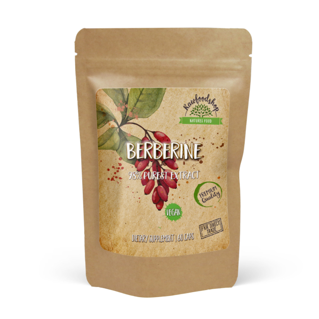 Berberine Extract 400mg 60 kapslar