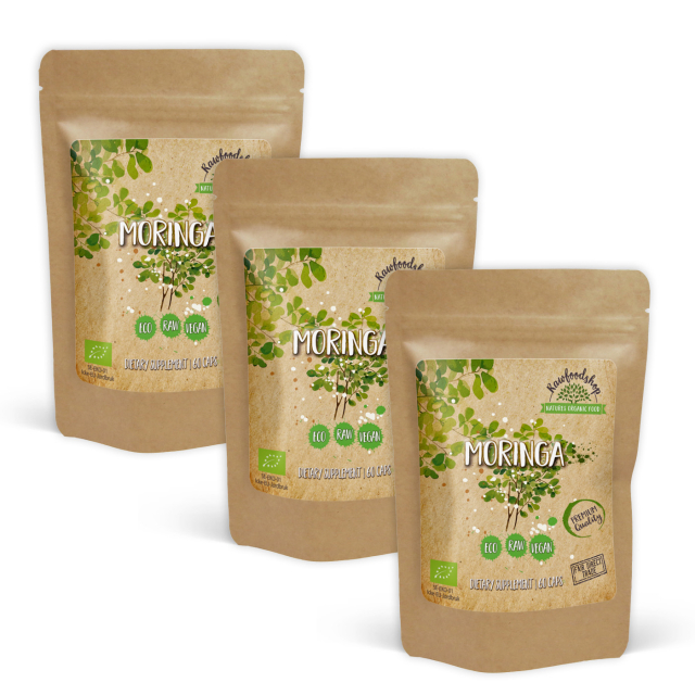 Moringa EKO 500mg 60 Kapslar x 3 paket