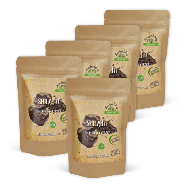 Shilajit Extract 500mg 60 kapslar x 5 paket