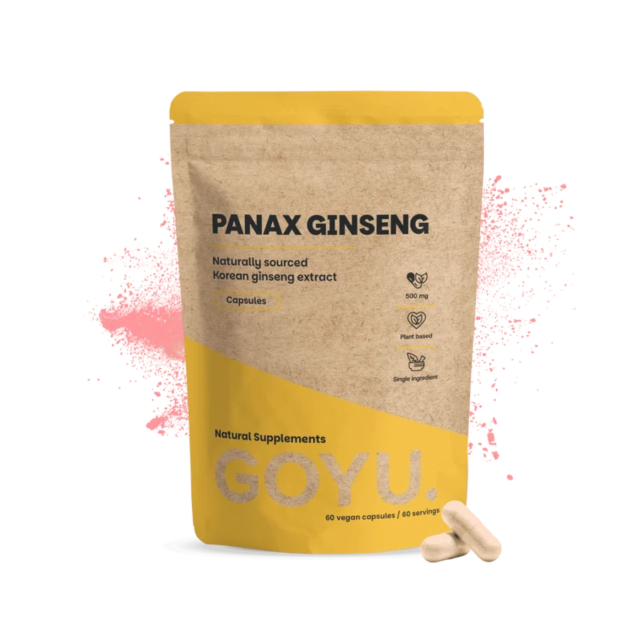 Panax Ginseng Extract 500mg 60 kapslar