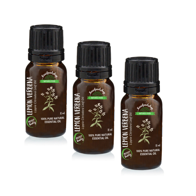 Lemon Verbena Eterisk Olja 10ml x 3 flaskor