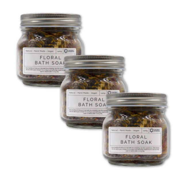 Badsalt Blommor 140g x 3 paket