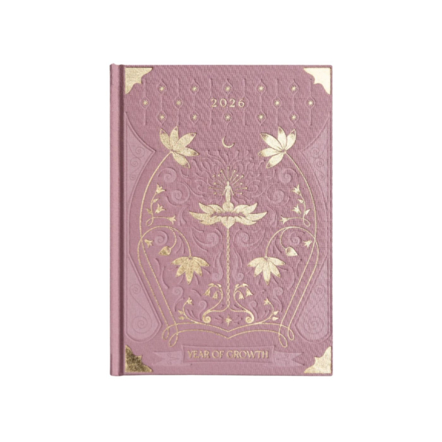 Dagbok Year of Growth 2026 Rosa