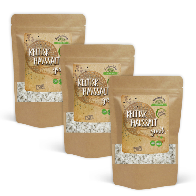 Celtic Havssalt Grovt 1kg x 3 paket