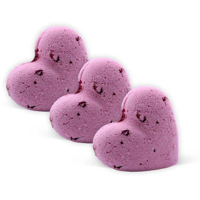 Badbomb Hjärta Ylang & Ros 70g x 3 st