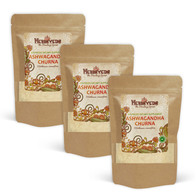 Ashwagandha Churna EKO 125g x 3 paket