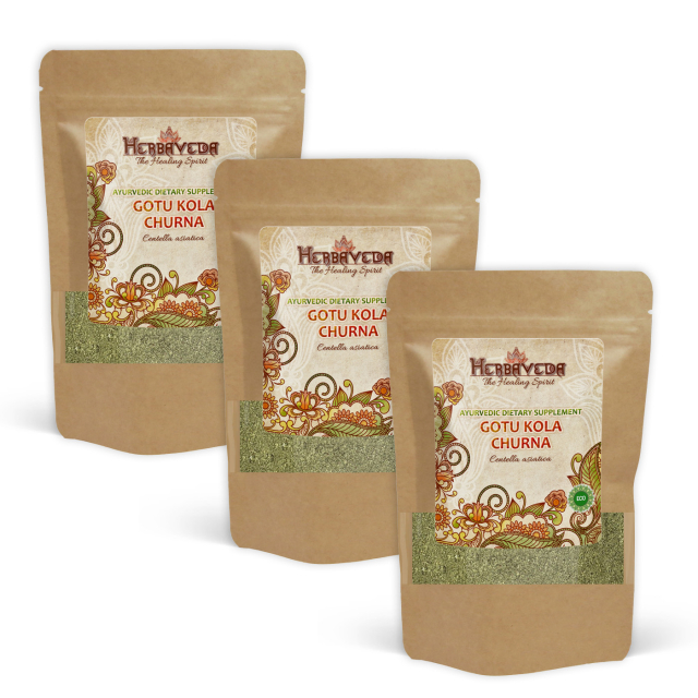 Gotu Kola Churna EKO 100g x 3 paket
