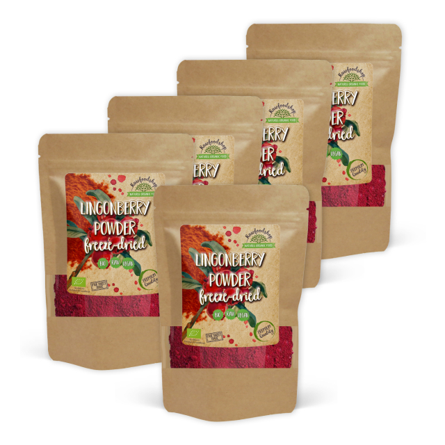 Lingonpulver Frystorkat EKO 100g x 5 paket