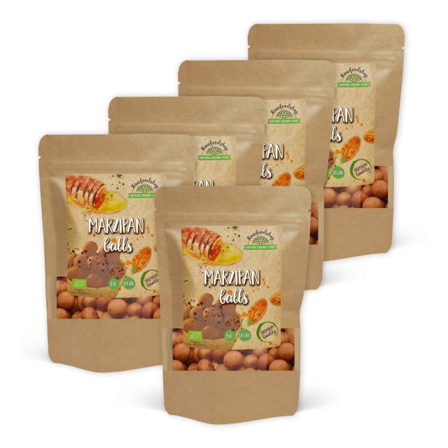 Marsipankulor i kakao EKO 100g x 5 paket