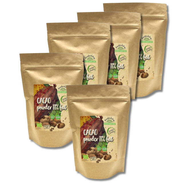 Kakaopulver 11% EKO 100g x 5 paket