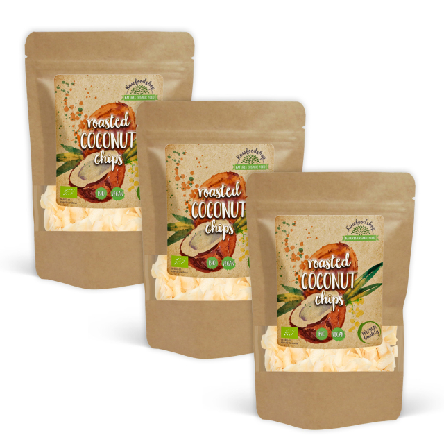 Kokoschips Premium Rostade EKO 500g x 3 paket