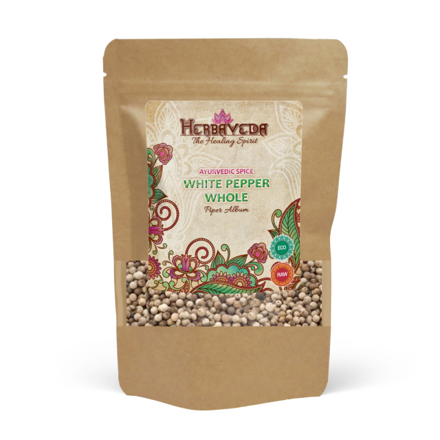 Vitpeppar Hel EKO 100g