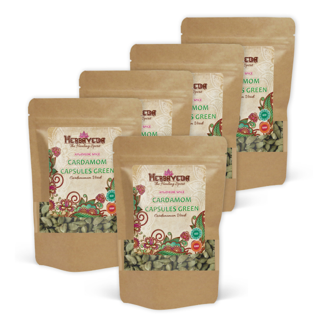 Kardemumma Hela kapslar EKO 50g x 5 paket
