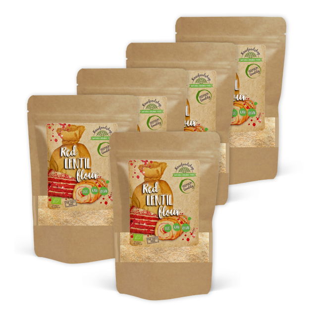 Linsmjöl Rött EKO 500g x 5 paket