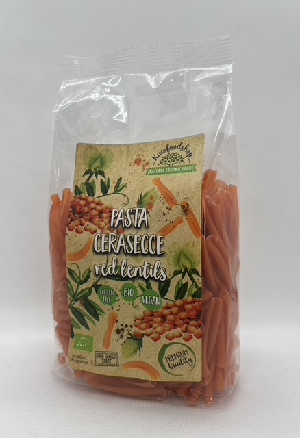 Pasta Röda Linser Casarecce EKO 250g x 3 paket
