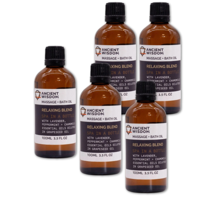 Relaxing Massageolja 100ml x 5 paket