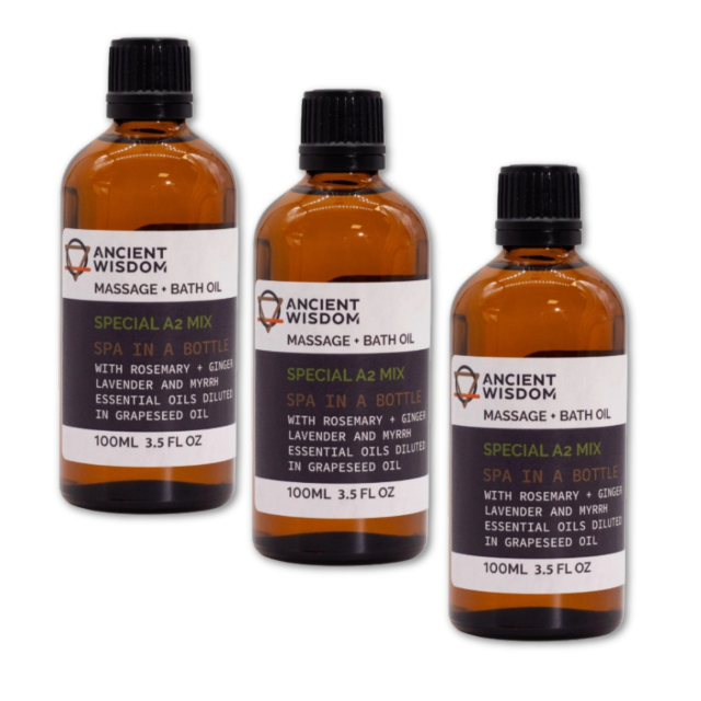 Special A2 Mix Massageolja 100ml x 3 flaskor
