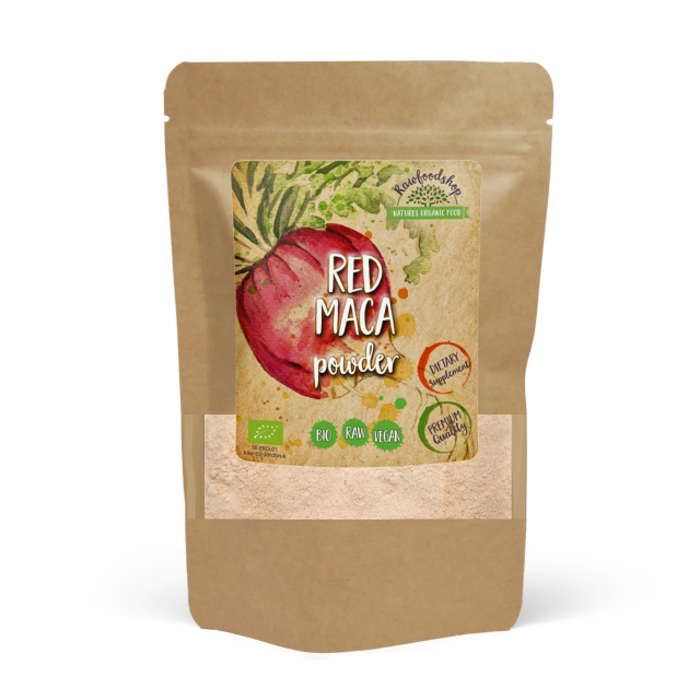 Maca Pulver Röd EKO 500g