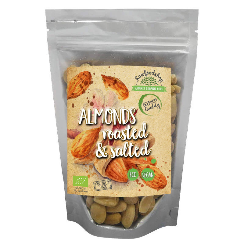Mandel rostade & saltade EKO 200g