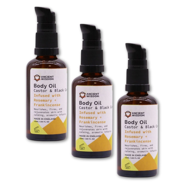 Ansikte & Kroppsolja Rosmarin & Frankincence EKO 50ml x 3 st