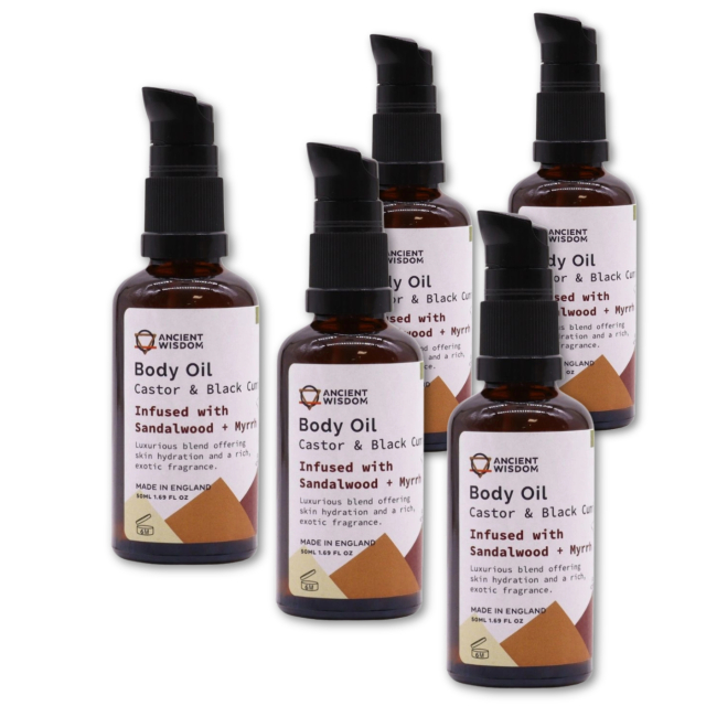 Ansikte & Kroppsolja Sandelträ & Myrra EKO 50ml  x 5 st