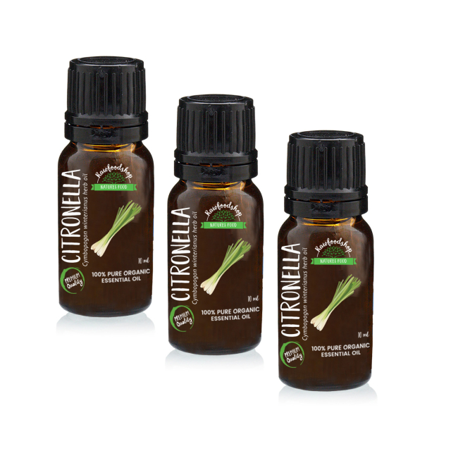 Citronella Eterisk Olja EKO 10ml x 3 paket