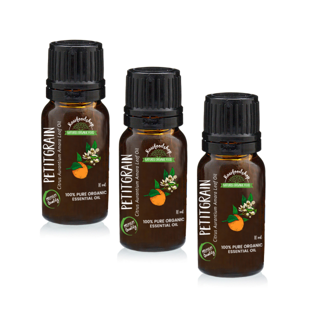 Petitgrain Eterisk Olja EKO 10ml x 3 flaskor