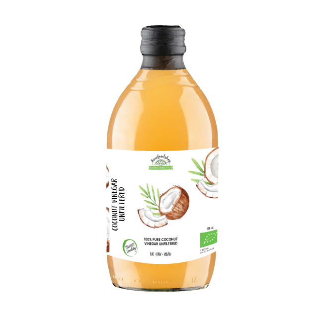 Kokosnötvinäger Ofiltrerad RAW EKO 500ml