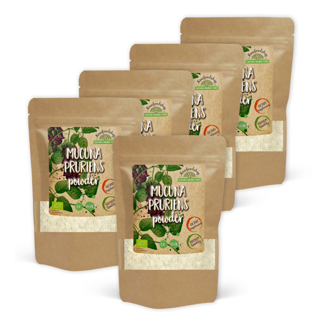 Mucuna Pruriens Pulver EKO 250g x 5 paket