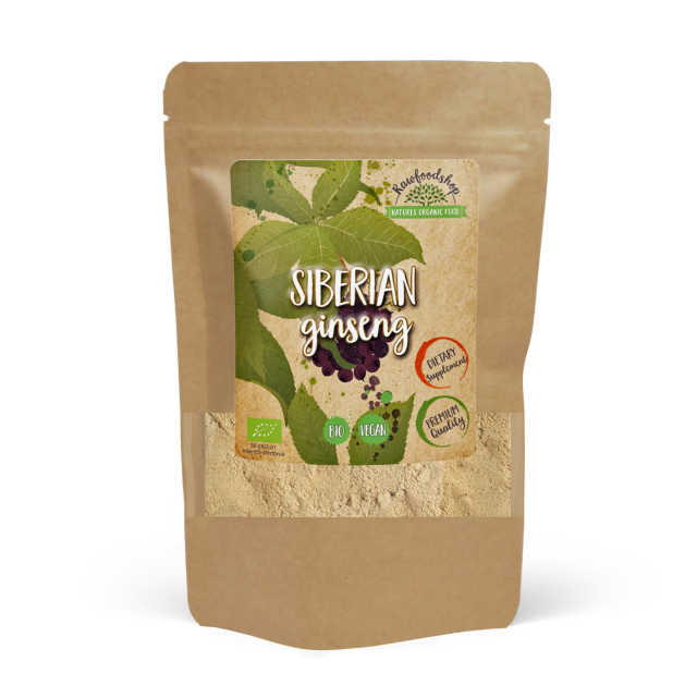 Siberian Ginseng Pulver EKO 125g