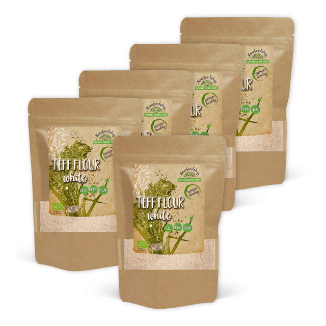 Teffmjöl Ljust EKO 500g x 5 paket