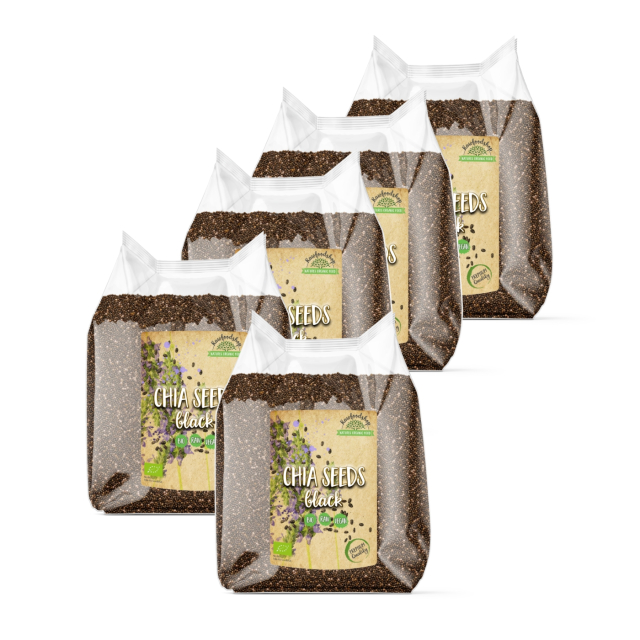 Chiafrön Svarta EKO 1kg x 5 paket